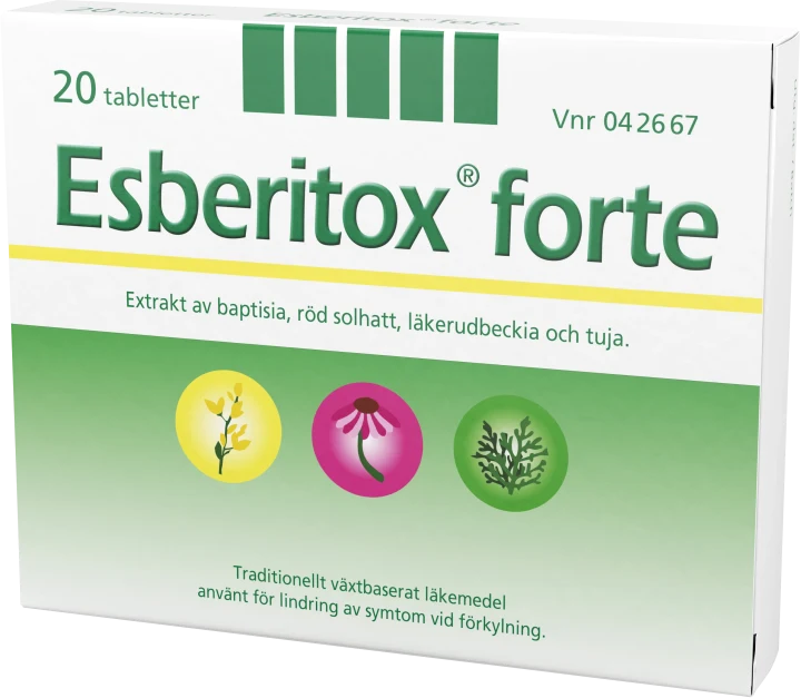 Esberitox forte tablett 20 st Esberitox