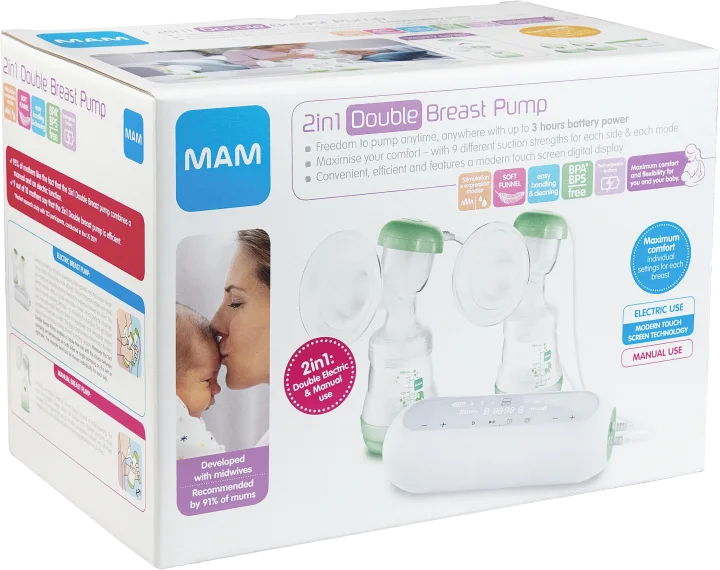 MAM 2 in 1 Double Electric Breast Pump Mam