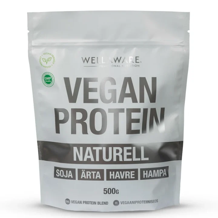 WellAware Vegan Protein Blend Naturell 500 g WellAware