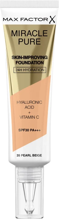 Max Factor Miracle Pure Foundation 35 Pearl Beige Max Factor