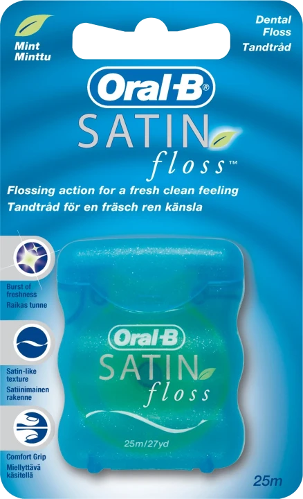 Oral-B Satin Floss Mint Tandtråd 25 m Oral-B