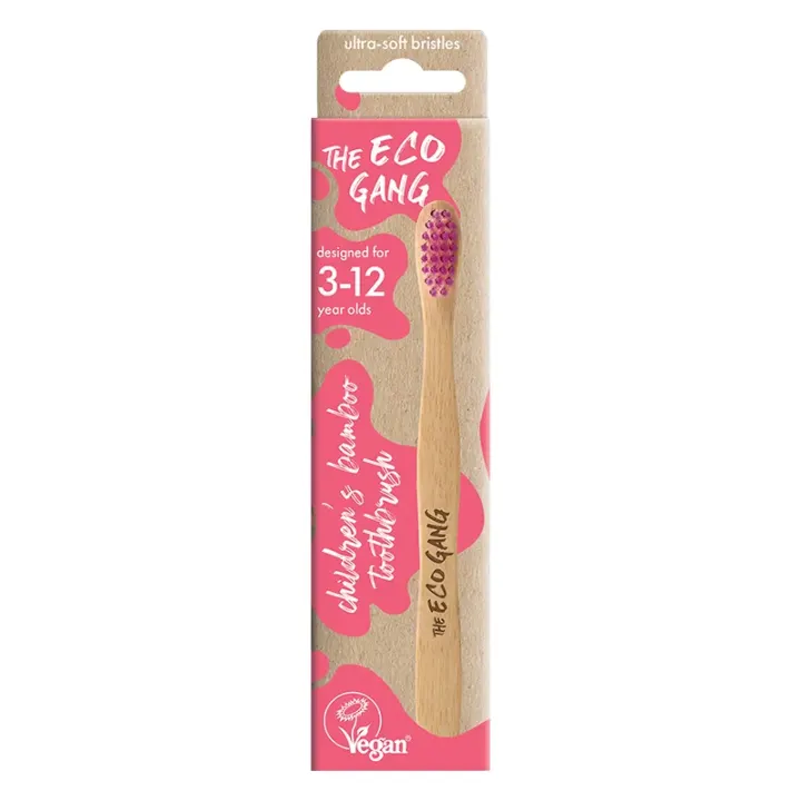 The Eco Gang Kids Bamboo Toothbrush Mix Ultra-Soft 1 st The Eco Gang