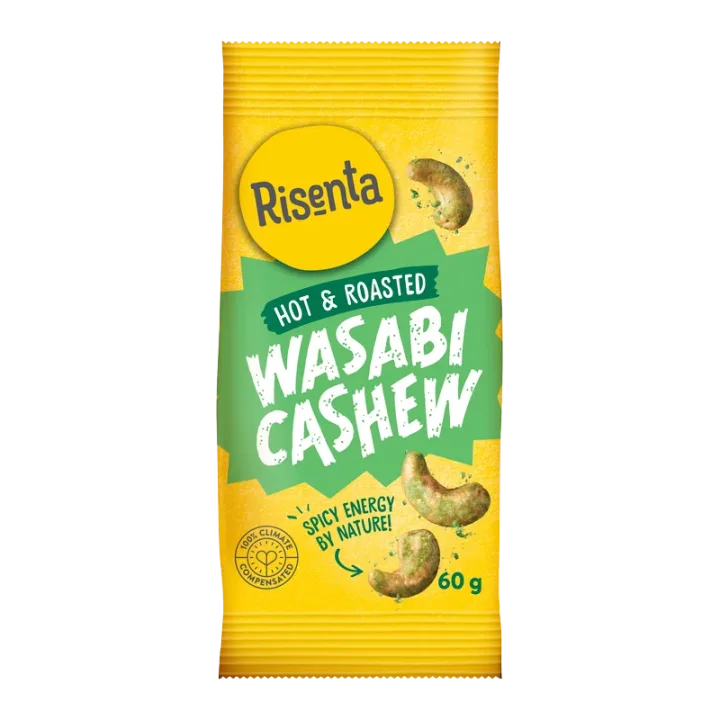 Risenta Cashewnötter Wasabi 60 g Risenta