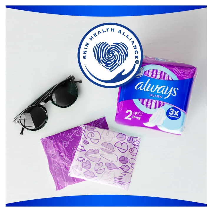 Always Ultra Day Bindor Long Stl 2 Med Vingar 12 St Always