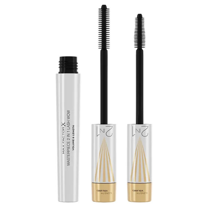 Max Factor Masterpiece 2in1 Lash Wow Mascara 001 Black Max Factor
