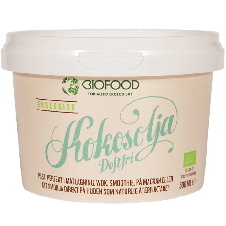 Biofood Kokosolja Doftfri 500 ml Biofood