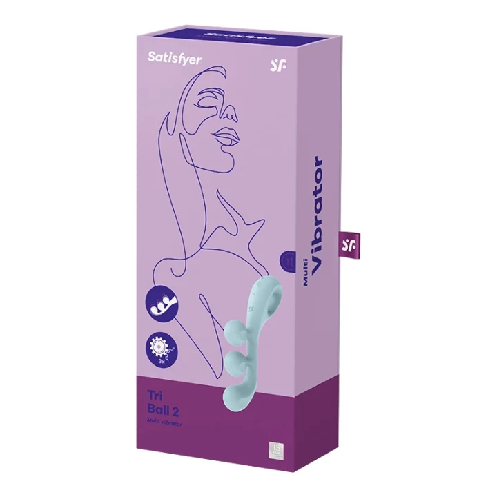 Satisfyer Tri Ball 2 Blue Vibrator Satisfyer
