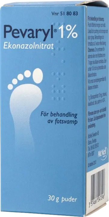 Pevaryl puder 1 % 30 g Pevaryl