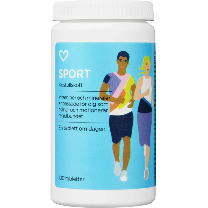 Hjärtats Multivitamin Sport 100 st Hjärtats