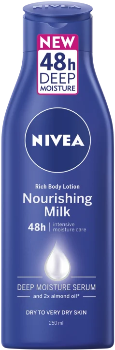 Nivea Rich Body Lotion Nourishing Milk 48h 250 ml Nivea