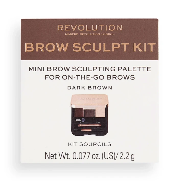 Revolution Beauty London Brow Sculpt Kit 2,2 g  Dark Brown Revolution Beauty London