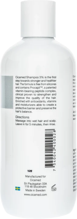 Cicamed Medical Science Hair Loss Treatment Shampoo 3%  300 ml Cicamed