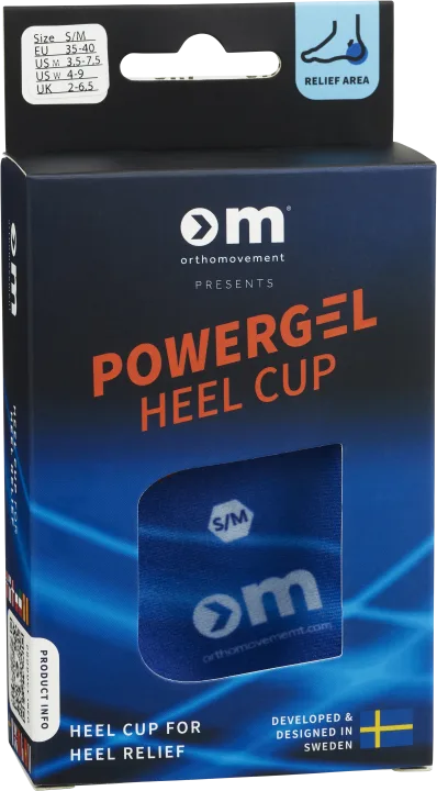 Ortho Movement Powergel Heel Cup S/M Ortho Movement