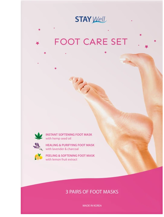 Stay Well Foot Care 3 Masks Stay Well
