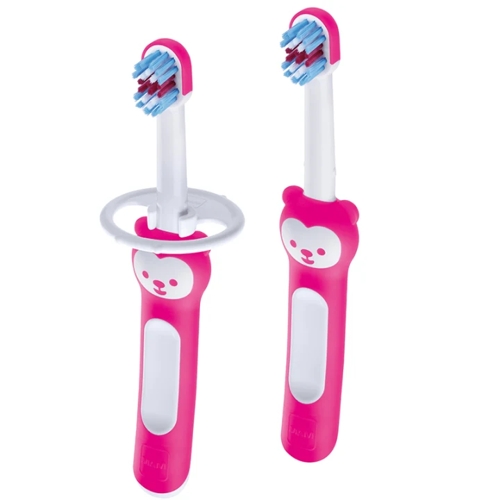 MAM Baby's Brush Pink 2-pack Mam