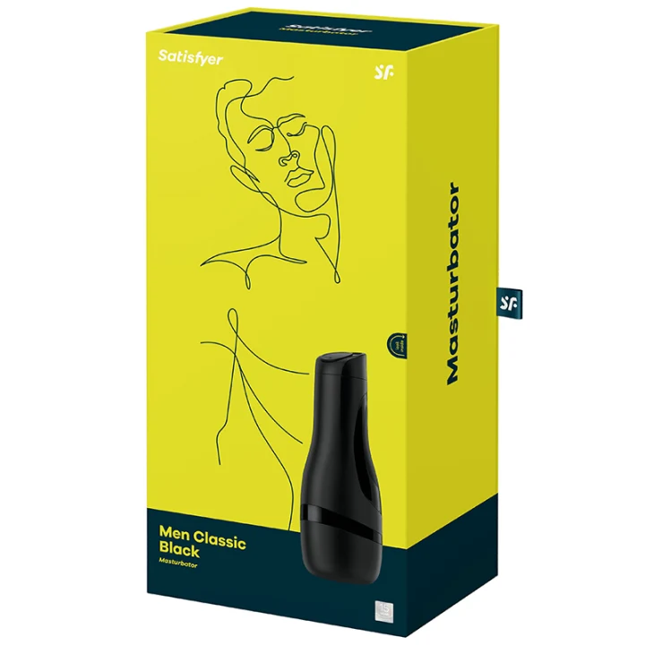Satisfyer Men Classic Black Onanihjälpmedel Satisfyer
