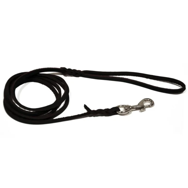 Dogman Koppel Läder Svart 9 mm x 180 cm Dogman