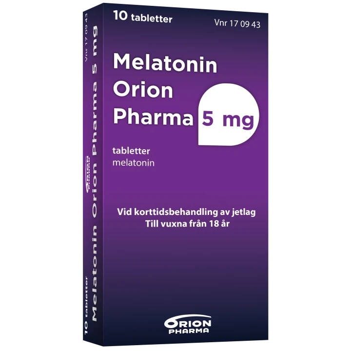 Melatonin Orion Pharma Tablett 5mg Blister, 10 tabletter Orion Pharma