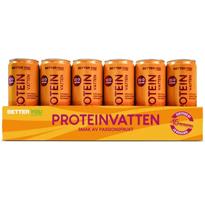 Better You Proteinvatten Passionsfrukt 330 ml 24 st Better You