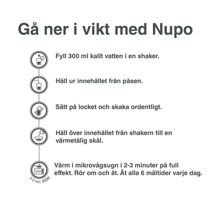 Nupo Diet Soup Tomato 12 portioner Nupo