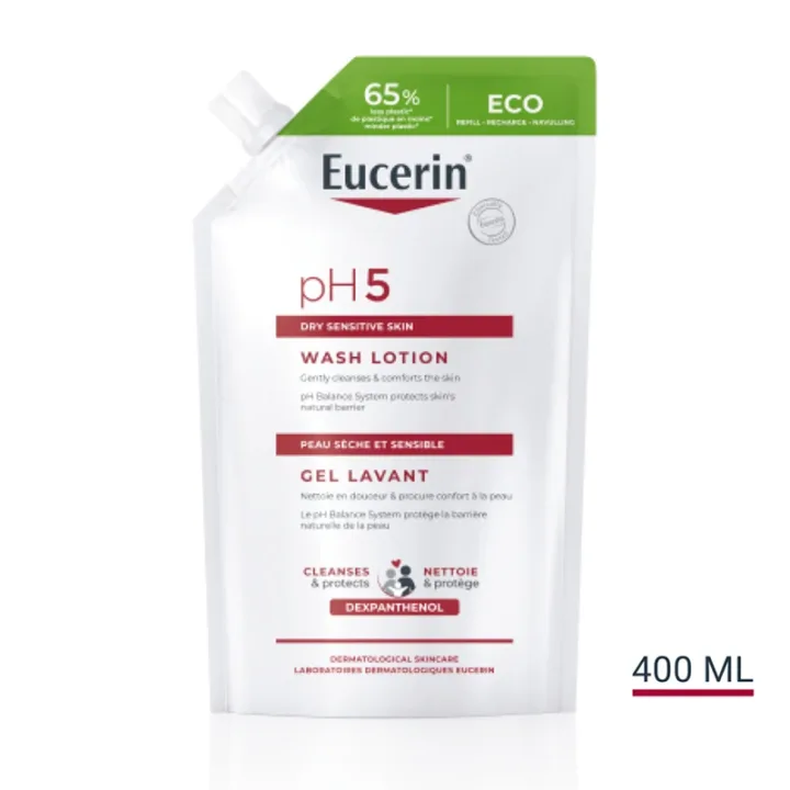 Eucerin pH5 Wash Lotion Milt Parfymerad Refill 400 ml Eucerin