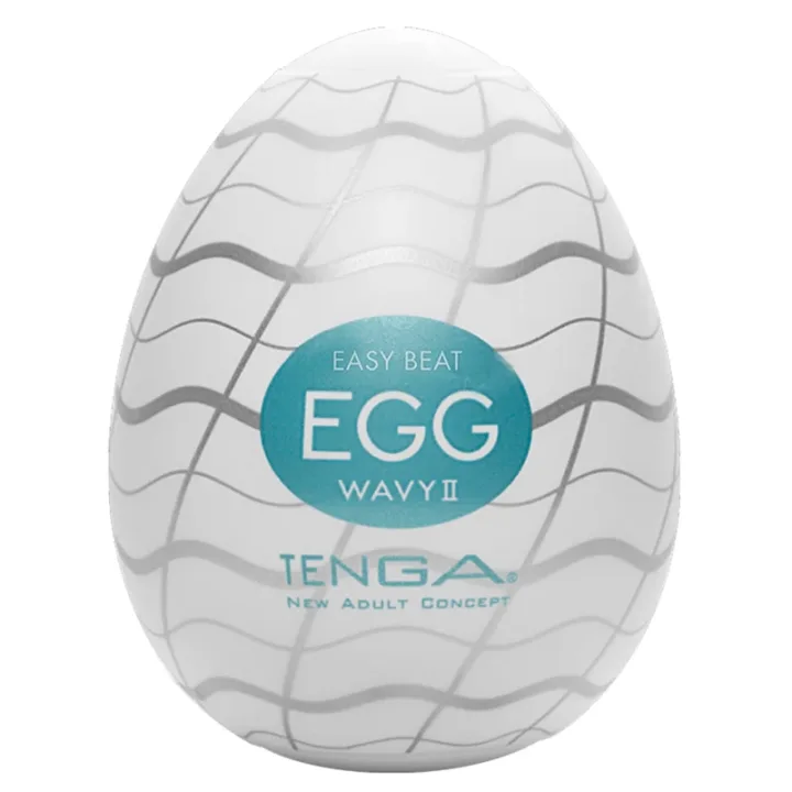 Tenga Egg Wavy II Onanihjälpmendel för män Tenga