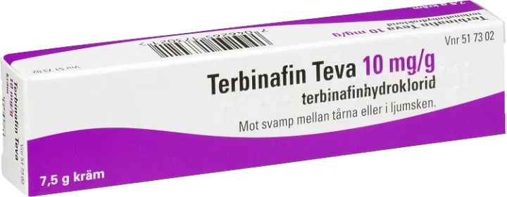Terbinafin Teva kräm 10 mg/g 7,5 g Teva