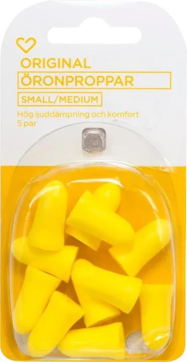 Hjärtats öronproppar small/medium 5 par Hjärtats