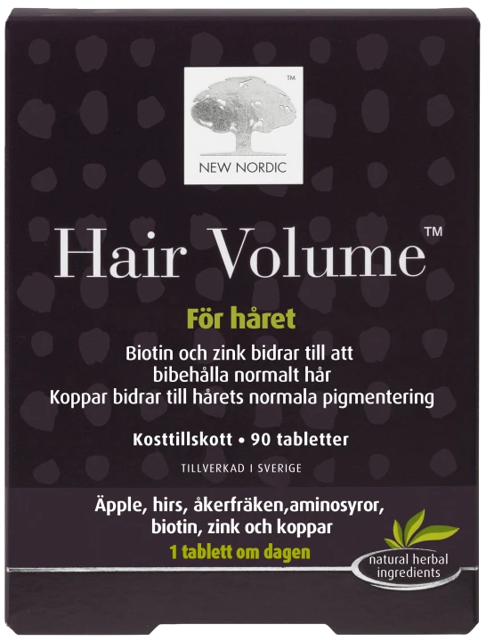 New Nordic Hair Volume Kosttillskott 90 st New Nordic