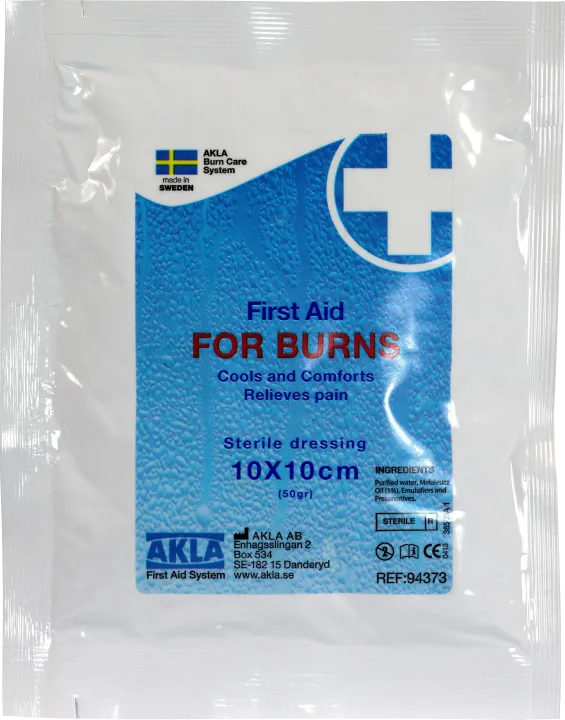 AKLA For Burns Brännskadekompress 10x10 cm Akla