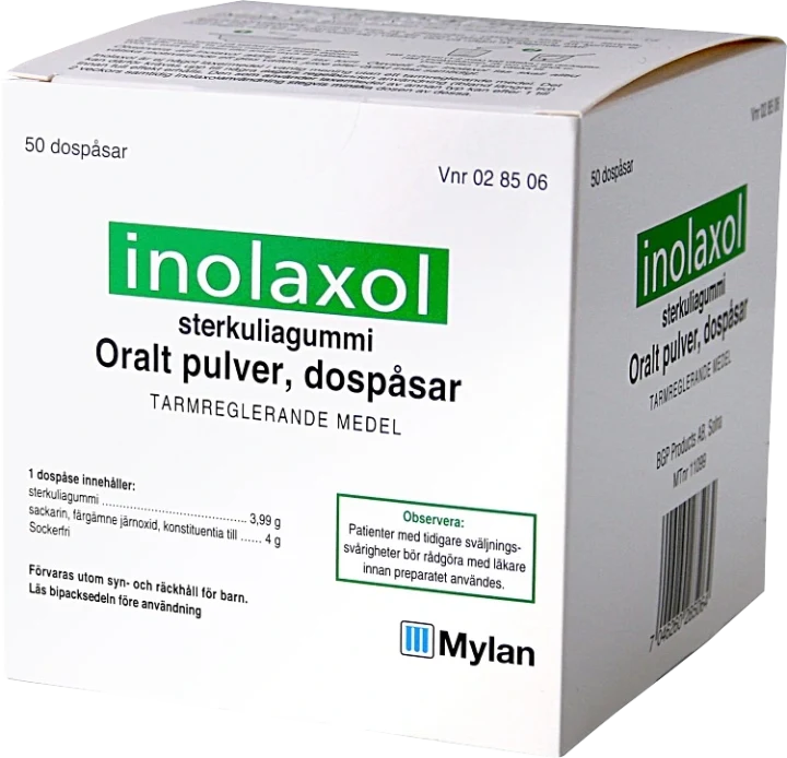 Inolaxol oralt pulver dospåse 50 st Inolaxol
