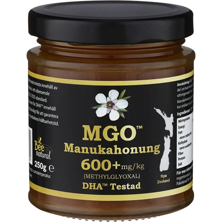 MGO Manukahonung 600+ 250 g Mgo