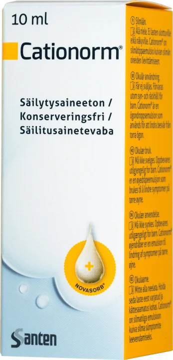 Cationorm ögondroppar 10 ml Catinorm