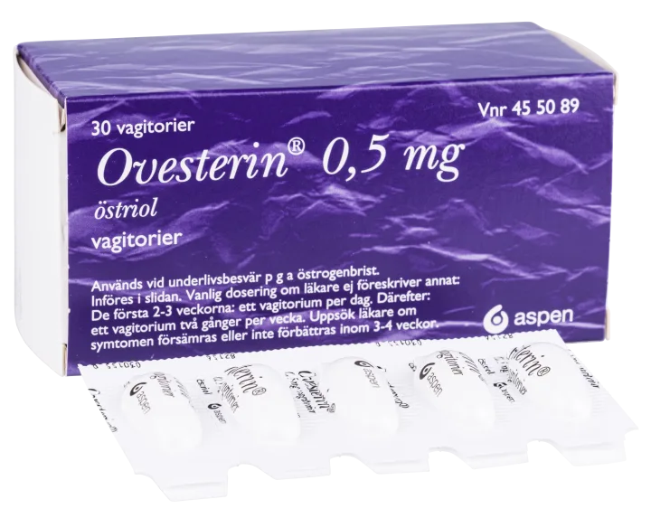 Ovesterin vagitorium 0,5 mg 30 st Ovesterin