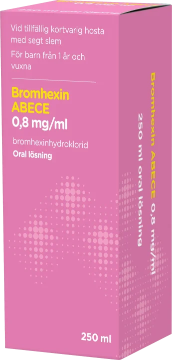 Bromhexin ABECE Oral lösning 0,8 mg/ml 250 ml ABECE