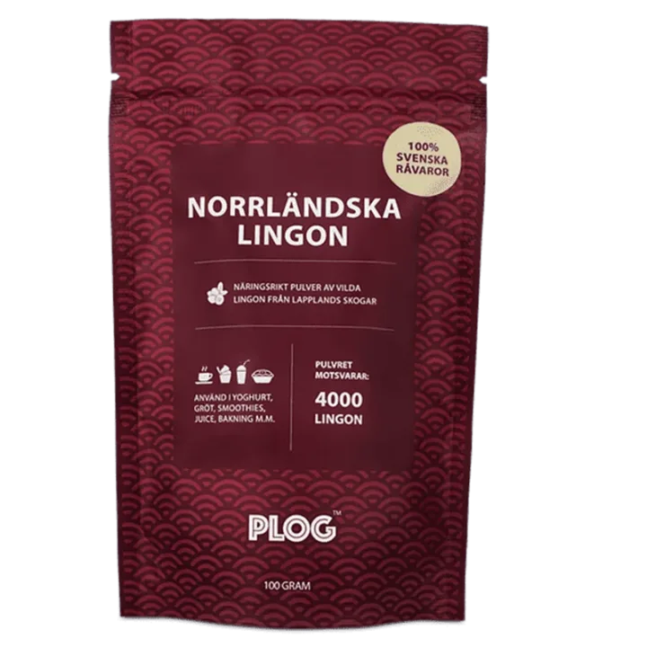 PLOG Norrländska Lingon 100 g PLOG