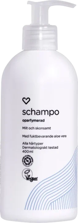 Hjärtats Schampo Oparfymerat 400 ml Hjärtats