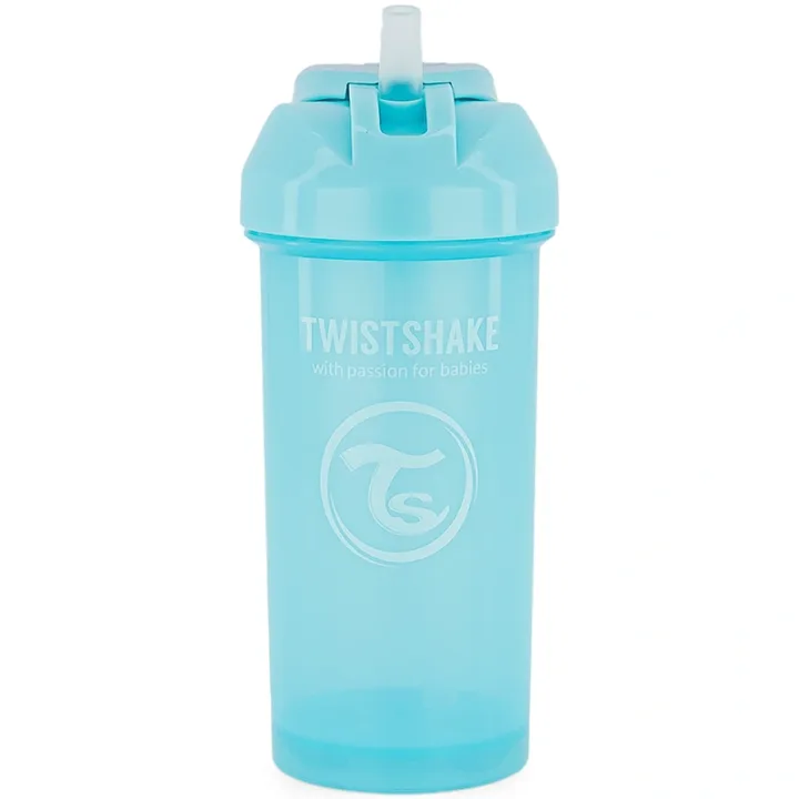 Twistshake Straw Cup 360 ml 6+ mån Pastellblå Twistshake