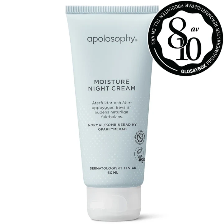 Apolosophy Face Moisture Night Cream Oparfymerad 60 ml Apolosophy