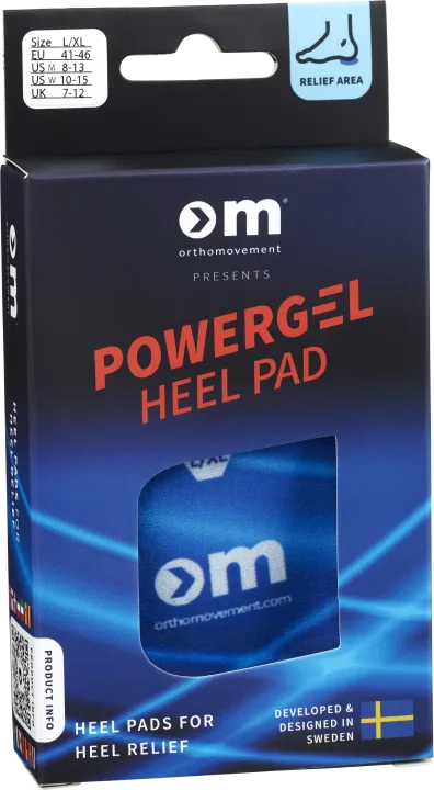 Ortho Movement Powergel Heel Pad L/XL Ortho Movement