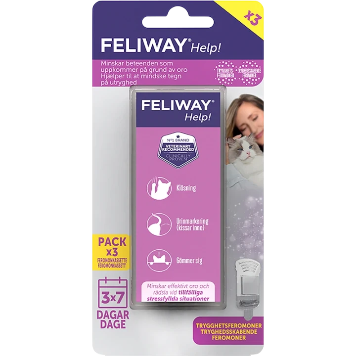 Feliway Help Refillkassett 3 st Feliway