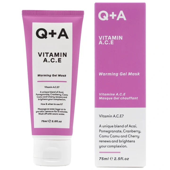 Q+A Vitamin A.C.E Warming Gel Mask 75 ml Q+A