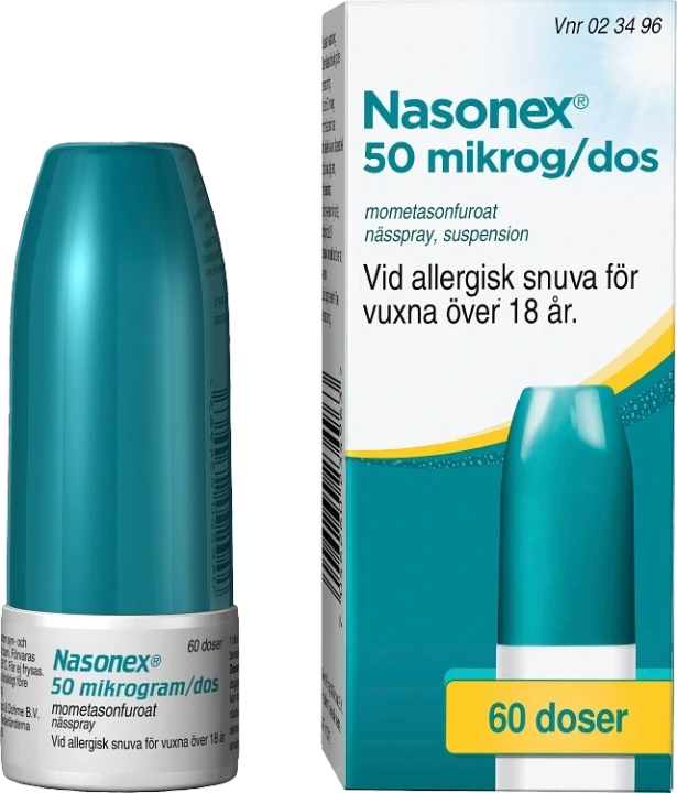 Nasonex nässpray suspension 50 µg/dos 60 doser Nasonex