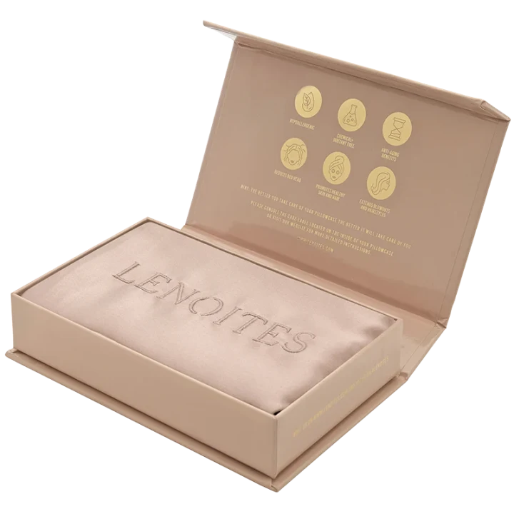 Lenoites Mulberry Silk Pillowcase 50x60 cm Pink Lenoites