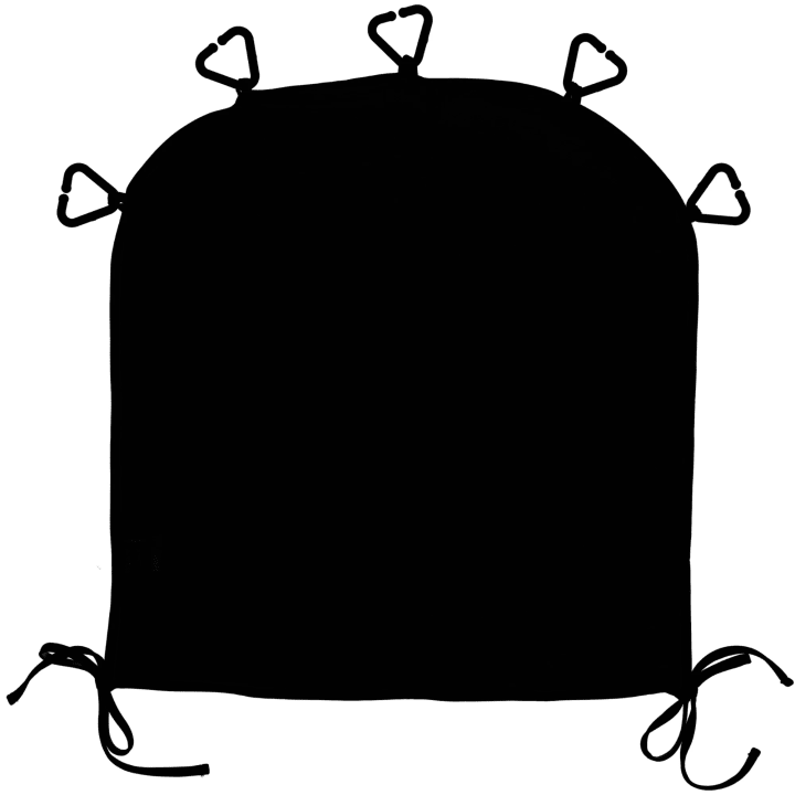 Geggamoja UV Gardin 50+ Svart One Size Geggamoja