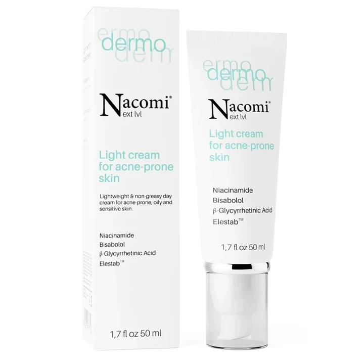 Nacomi Next Level Dermo Light Cream For Acne-Prone Skin 50 ml Nacomi