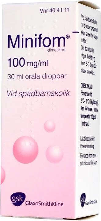 Minifom orala droppar 100 mg/ml 30 ml Minifom
