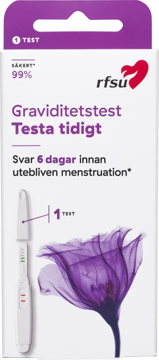 RFSU Graviditetstest Testa Tidigt 1-pack Rfsu