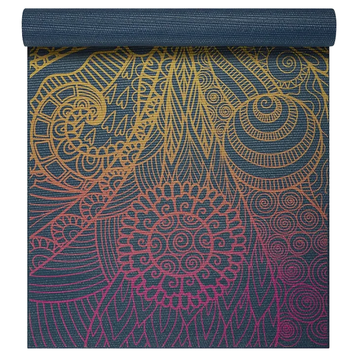 Gaiam 4 mm Classic Printed Vivid Zest Yoga Mat Gaiam
