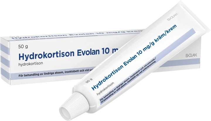 Hydrokortison Evolan 10 mg/g Kräm 50 g Evolan